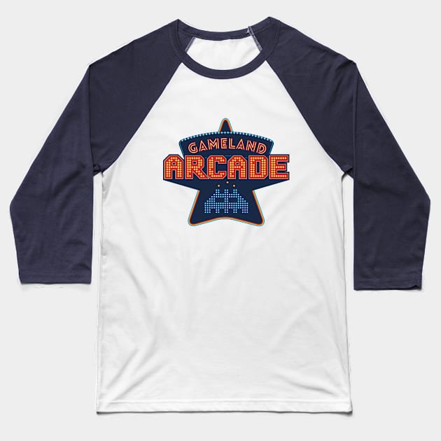 Arcade Lover Baseball T-Shirt by gokmanic